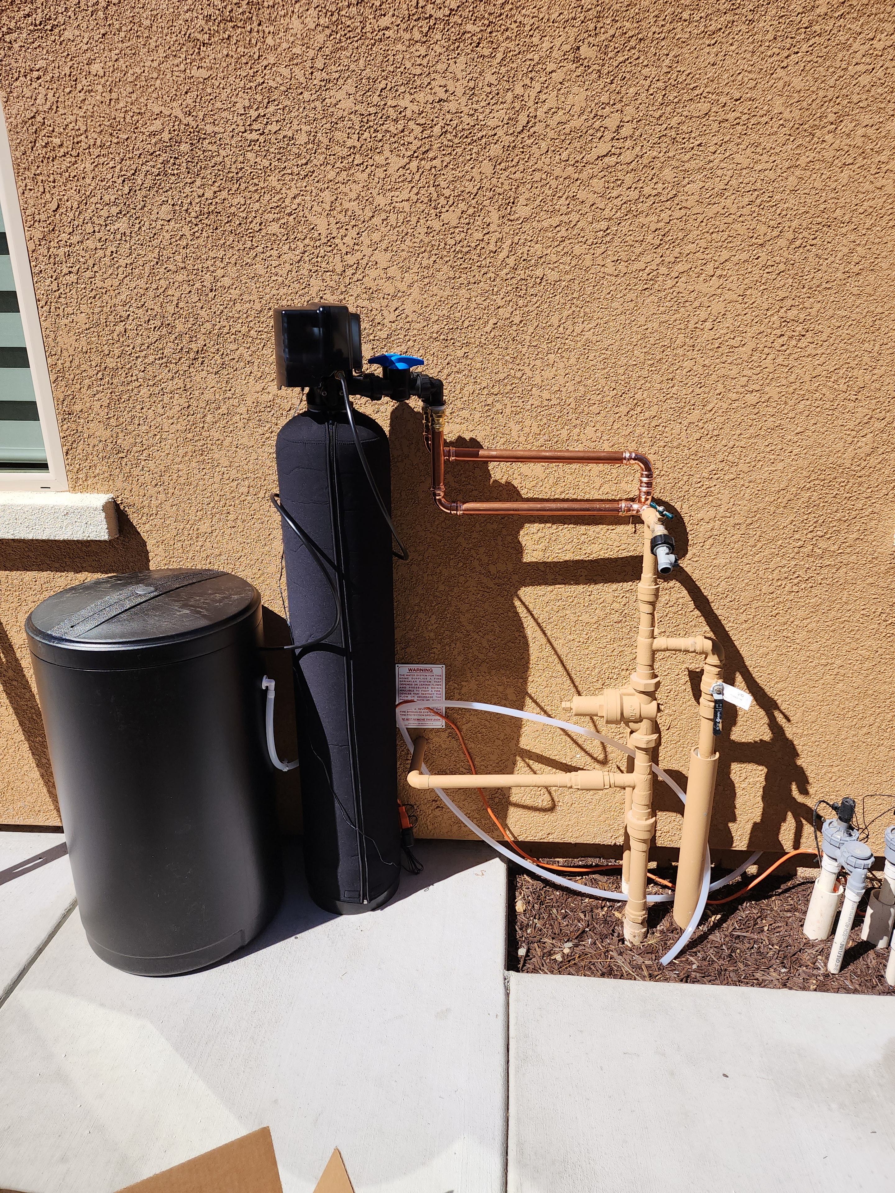 Plumbing and water filtration system installation